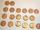 20 Lincoln Wheat Cent Rainbow Toning 🔑 Date Lot Set Collection One Money BU