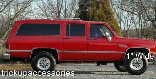 FENDER TRIM FOR CHEVY SUBURBAN 73-91 Mirror Polished Stainless FULL ARCH 1" WIDE