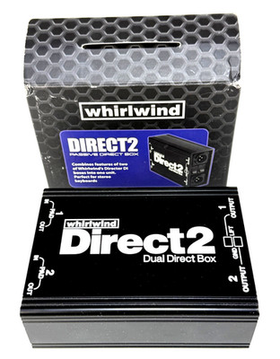 Whirlwind DIRECT2  - 2-channel Passive Instrument Direct Box