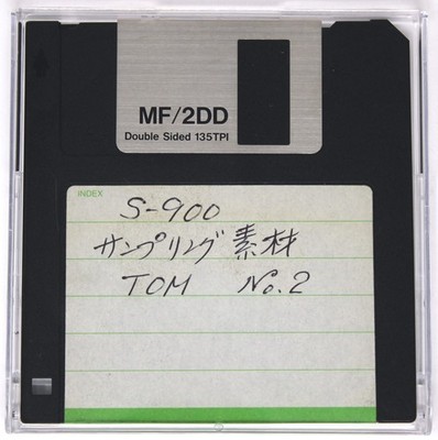 S-900 サンプリング素材 Tom No.2 Akai S900 Format Floppy Disk