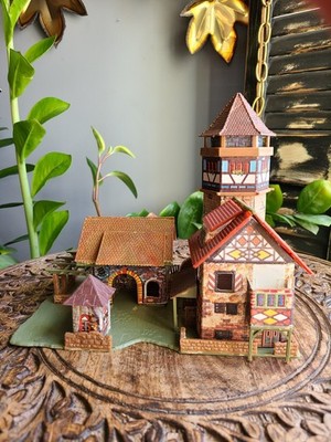 Vintage Faller 1712 HO Scale Restaurant Hotel Tower Kit Made in West Germany 