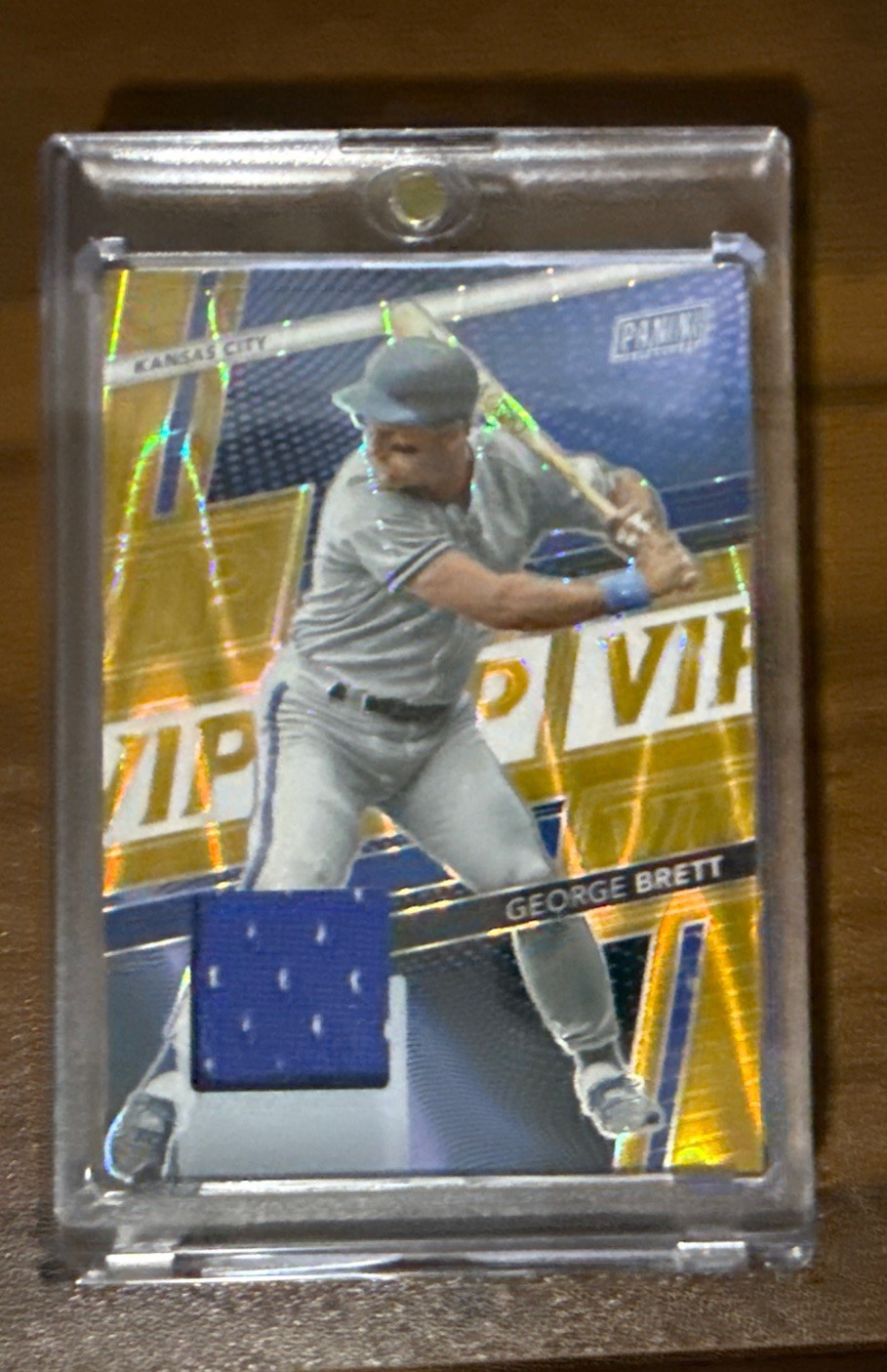 2026 Panini National VIP - Gold #GB George Brett Patch 9/10 GAME WORN