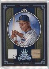 2005 Donruss Diamond Kings Platinum Black Framed Materials 1/1 Moises Alou 14my