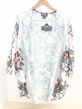 NWT Angie Women's Floral Print Kimono Cover Up Boho Festival Sz S