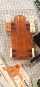 LEGO Mars Mission Parts Pieces Lot - Space Hard Plastic Orange Wheels Etc