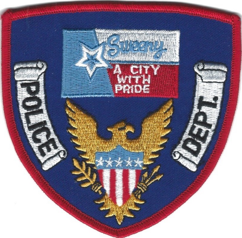 TEXAS - Sweeny Police Department patch - A City With Pride