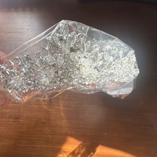 David s Bridal H1112 Swirled Crystal Vine Silver Wedding Tiara NWT 129.95