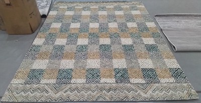 BLUE / GOLD 8'-0'' x 10'-0'' Broken Thread Rug, Reduced Price 1172782558 APN291M-8