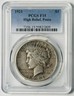 1921 Peace Dollar PCGS F-15 Peace Philadelphia