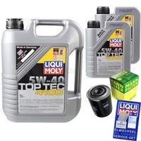 Mann Inspektionspaket 7L Liqui Moly Top Tec 4100 5W-40 FüR Fiat Ducato