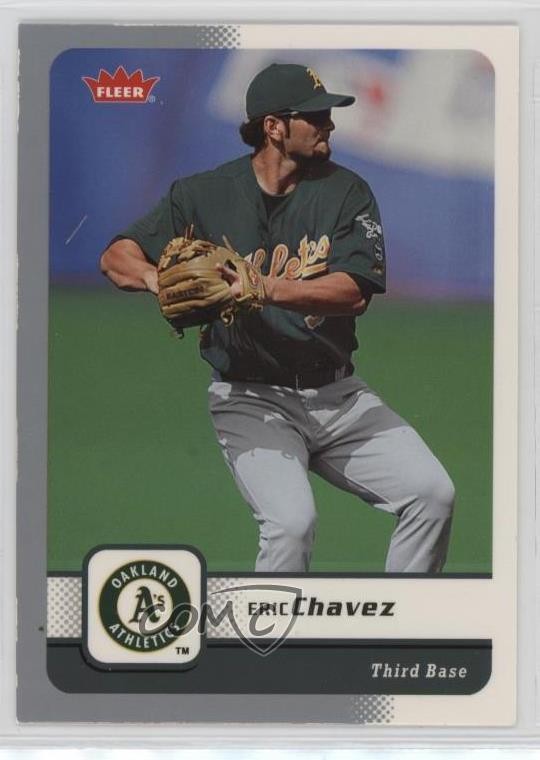 2006 Fleer Silver Glossy Eric Chavez #33 n1u