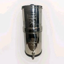 Travel Berkey 1.5 Gal Water Filtration System No Filters Stainless Steel
