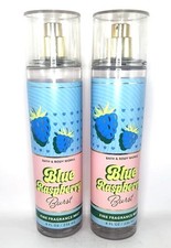 BATH AND BODY WORKS BLUE RASPBERRY BURST BODY MIST 8 FL OZ EACH 2 