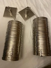 Global View Industrial Modern Chrome Finished Coil Pendant Light