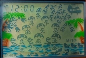 Nintendo Game & Watch PARACHUTE PR-21 Console Retro Handheld System Tested