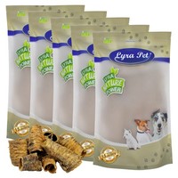 5 Kg Rinderstrossen Klein Getrocknet Kausnack Hundefutter Hund Rind Lyra Pet®