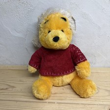 DISNEY STORE WINNIE THE POOH CHRISTMAS SWEATER And Hat PLUSH W/Tag 12  