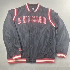 FSBN Chicago Varsity Jacket Mens XXL Black  B...