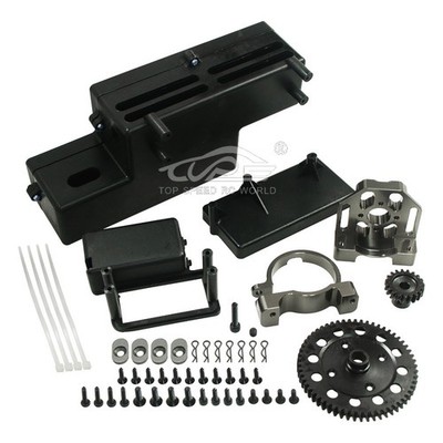 TSRC Nitro zu Elektro Umrüstsatz für bürstenlosen Motor 1/5 RC Car LOSI 5IVE