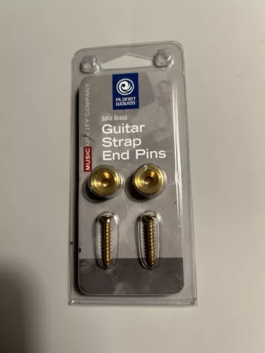 Planet Waves Guitar Strap End Pins Solid Brass D'Addario Electric Fender Gibson