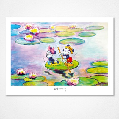 Mickey & Minnie Mouse Inspired By Monet - Tony Fernandez