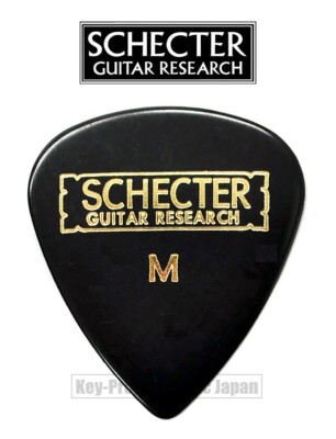 SCHECTER SPT-MC10BK Medium Gitarren-Plektrum x 6 oder 12 Plektren Neu mit Tracking Nr.