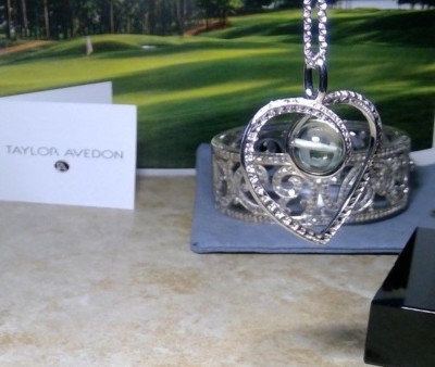 Taylor Avedon Brandneu Herz Halskette Sterlingsilber Hergestellt in den USA 290 $ csn062500p