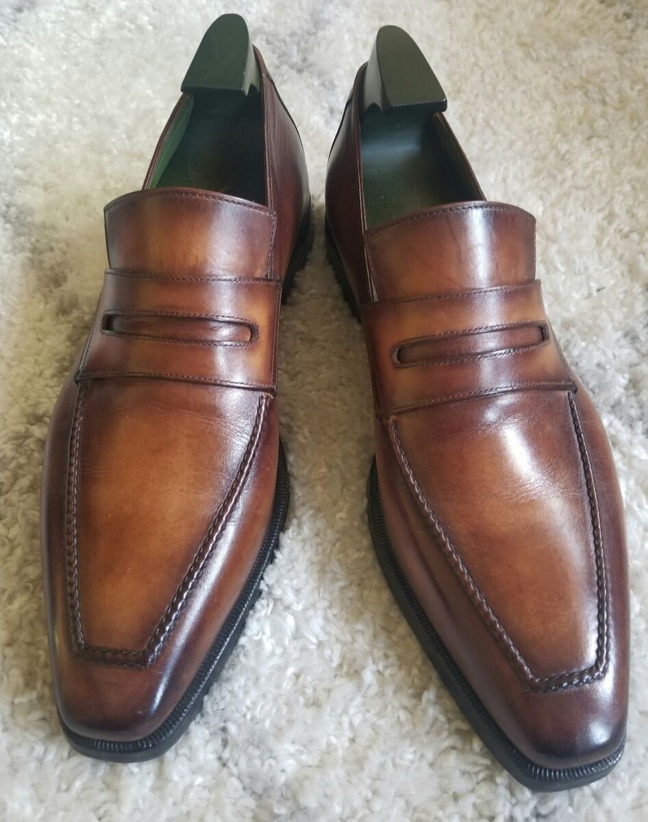 Berluti Andy Loafer Brown Patina Mens Shoes Size 9UK 10US Berluti Andy Loafer Brown Patina Mens Shoes Size 9UK 10US