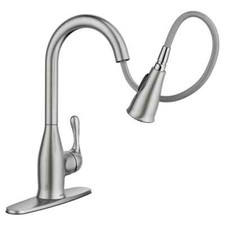 Moen Kaden Single-Handle Pull-Down Sprayer Kitchen Faucet with Reflex and Power