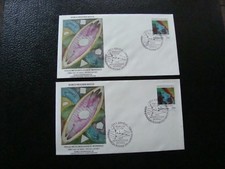 NATIONS-UNIES (genève) - 2 enveloppes 1er jour 21/4/1989 (B17) 