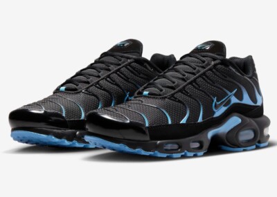 Nike Air Max Plus New Black-University Blue Sneakers Size 6.5 US