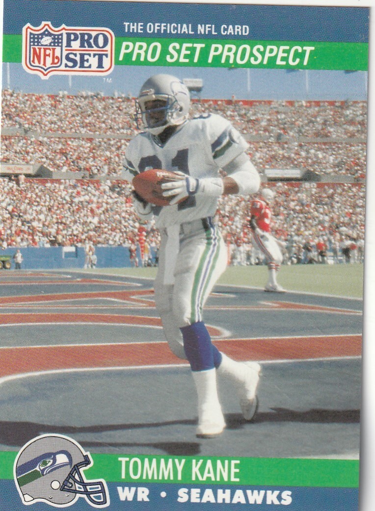 FREE SHIPPING-MINT-1990 Pro Set Pro Set Prospect Tommy Kane #775  SEAHAWKS