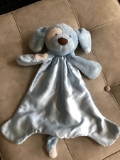 Baby Gund Huggybuddy Spunky Blue White Spots Puppy Dog Security Blanket 058967
