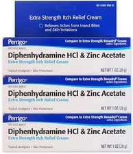 Perrigo Diphenhydramine 2% Extra Strength Itch Relief Cream 1oz ( 3 pack ) __