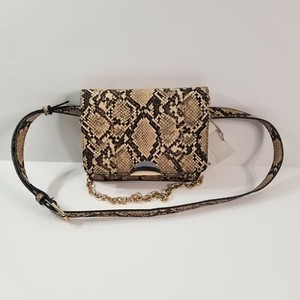 snake print fanny pack