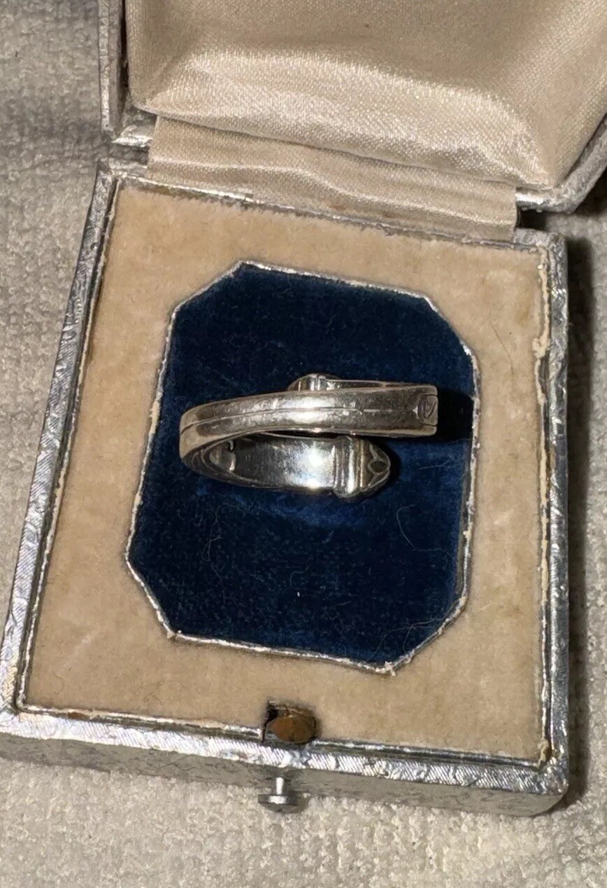 Brighton Solid Sterling Silver Bypass Scroll Ring… - image 3