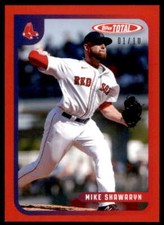 Mike Shawaryn 2020 Topps Total Red #786 /10 Red Sox