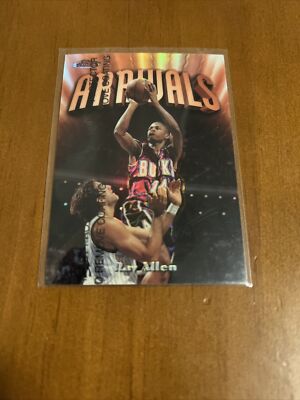 1998 TOPPS FINEST RAY ALLEN ARRIVALS REFRACTOR! Very Nice!