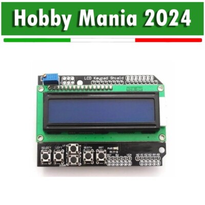 Quadro Elettrico Bticino Schermo LCD 1602 Con Tastiera E Retroilluminazione Blu Per Arduino | 2 Pezzi Modulo LCD Per Arduino - Foto 8