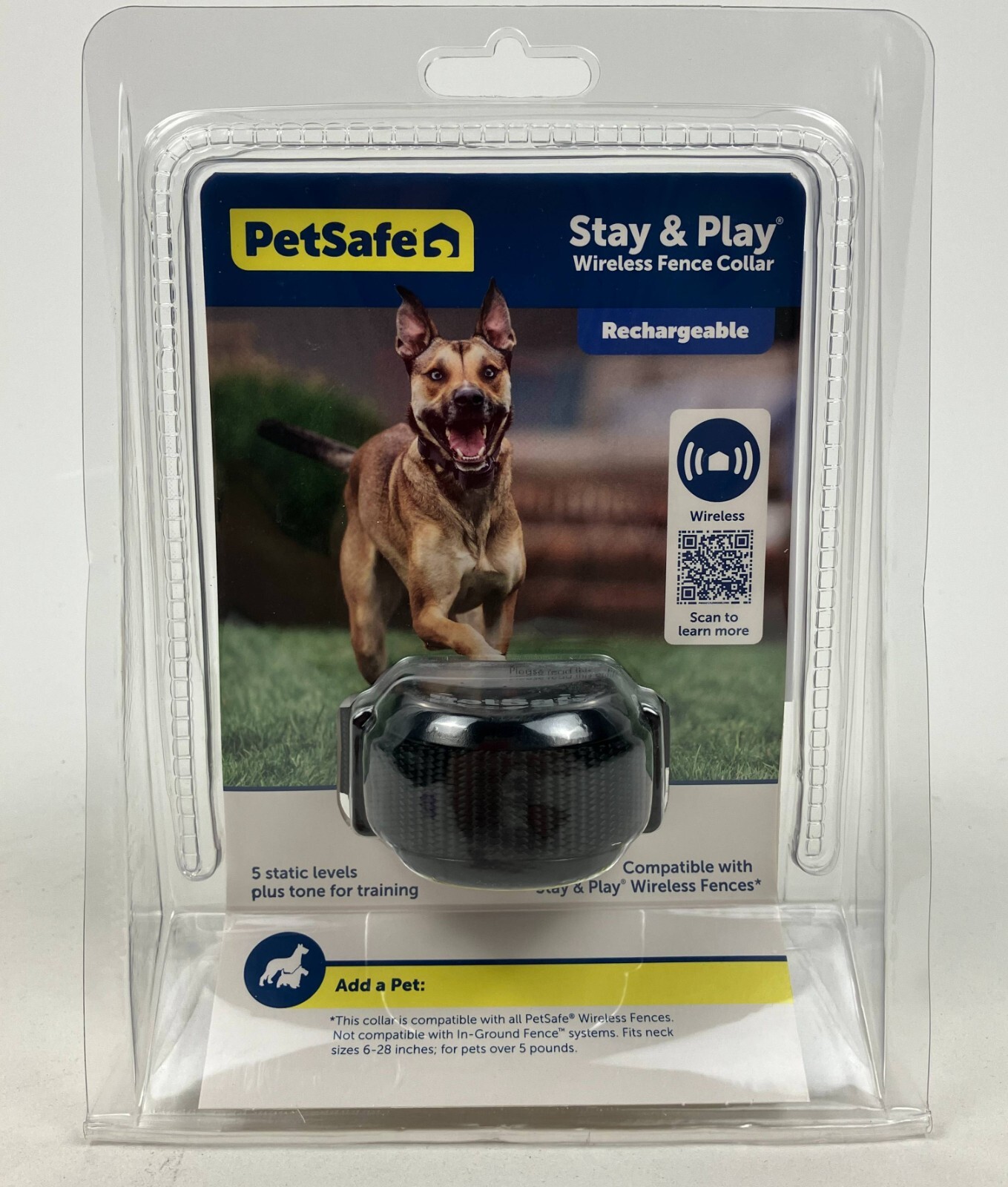 PetSafe PIF0014288 Stay and Play Wireless Fence Collar for Dogs NEW