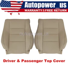 For 2008 2009 2010 2011 2012 Honda Accord Driver & Passenger Top Seat Cover Tan