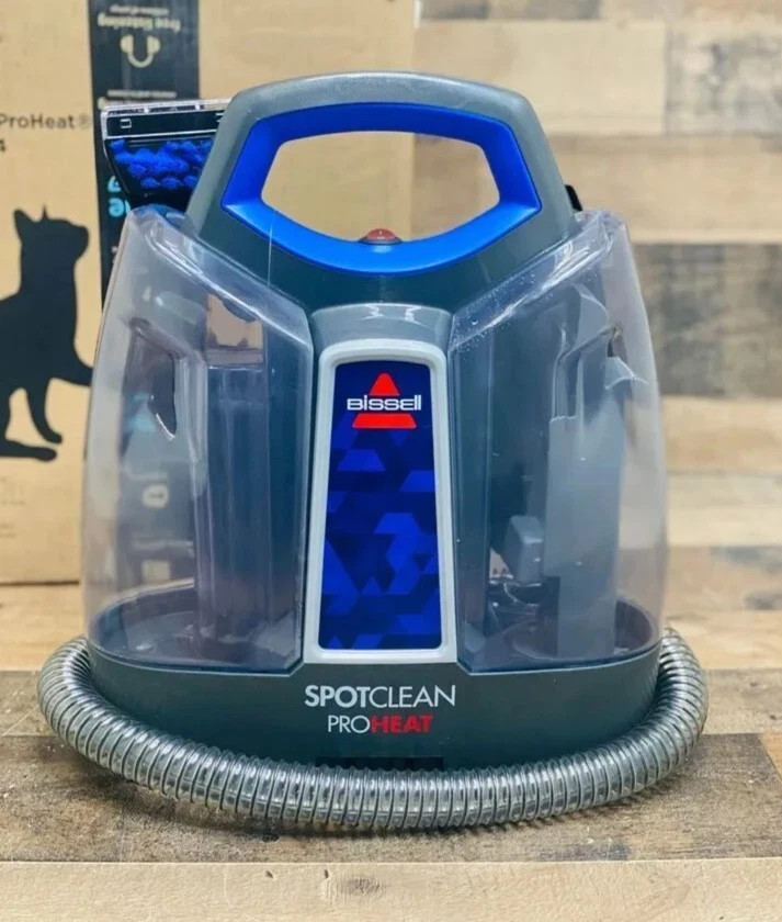 Bissell SpotClean ProHeat Portable Spot and Stain Carpet Cleaner, 2694, Blue