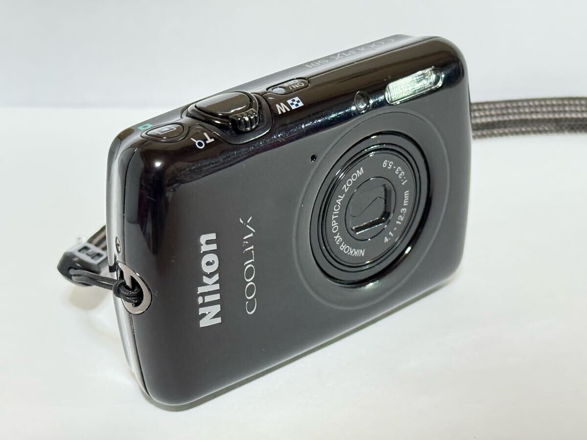 Nikon COOLPIX S01 Black Compact Digital Camera 10.0MP 3x