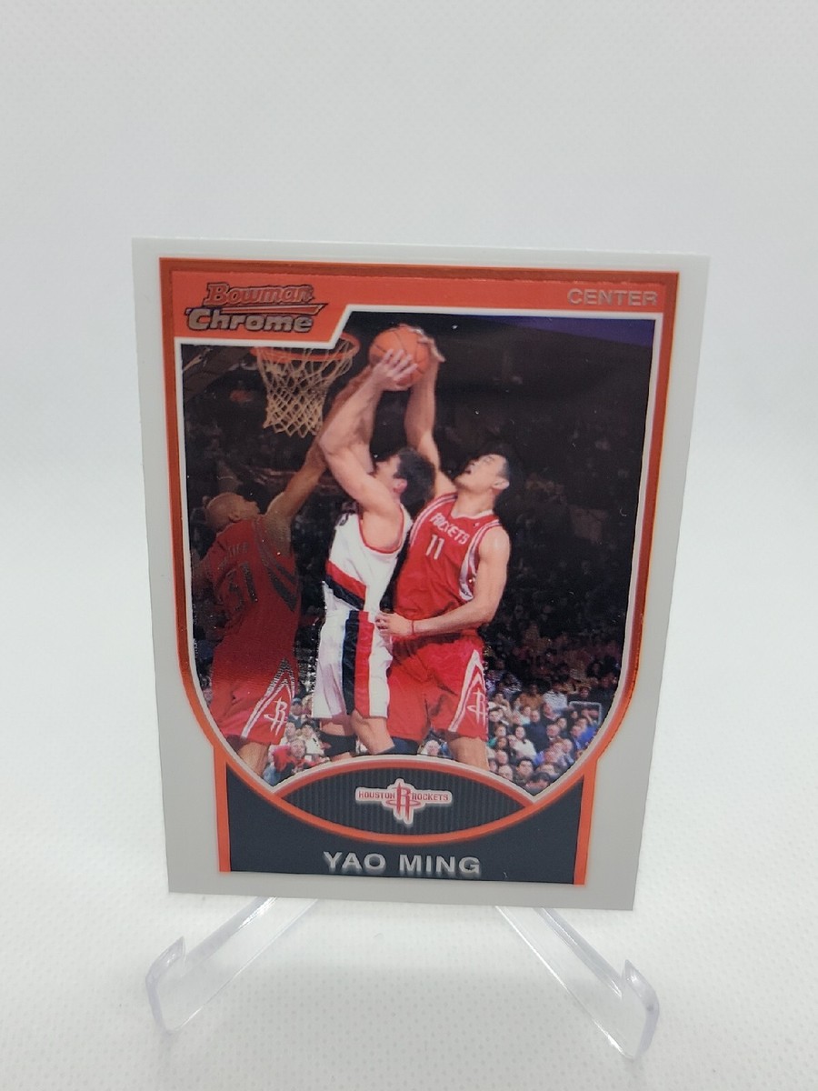Yao Ming 2007-08 Bowman Chrome Second Year Card #11 Houston