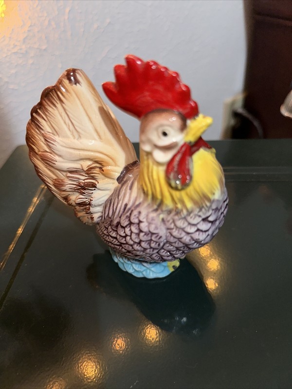 Country Chicken/Rooster Ceramic vintage Decoration