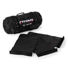 Titan Fitness 50-125 LB PRO Strongman Sandbags, Double Layer, 1050D Cordura