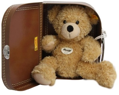 Steiff 111471 - Fynn Teddybär im Koffer, beige 28cm | Deutsch (2014) | 111471/1
