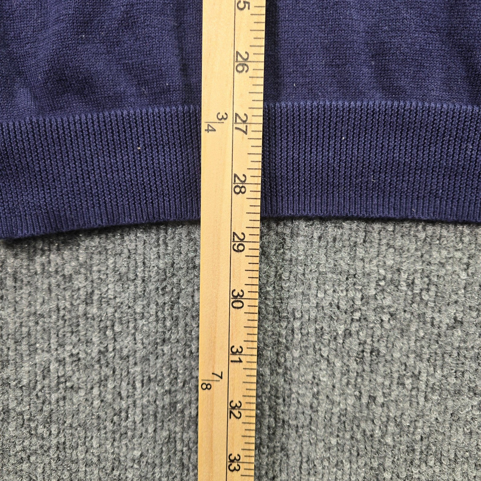 Brooks Brothers Sweater Vest Mens XL Navy Blue Supima Cotton V Neck Pullover thumbnail 4