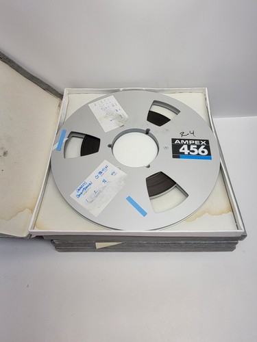 👀Ampex Grand Master 456 1/4" x 2500' Tape 10-1/2" Bb King Studio Lot Of 7 #9 👀 - Picture 6 of 17