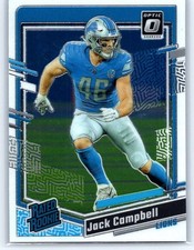 2023 Donruss Optic #235 Jack Campbell RC - Detroit Lions